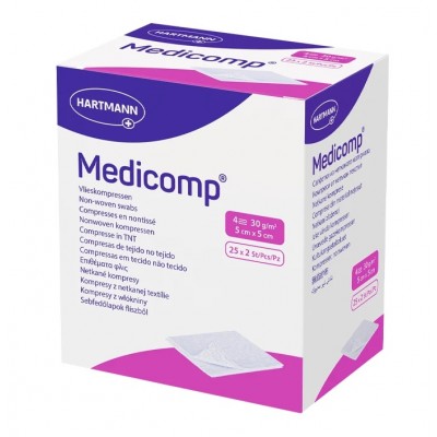 Compressas Medicomp TNT Estéril 5 x 5 cm Compressas Medicomp TNT Estéril 5 x 5 cm